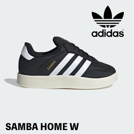アディダス オリジナルス スニーカー adidas Originals SAMBA HOME W サンバ ホーム IE1434 Core Black / Cloud White / Off White 冬用シューズ Mens Womens【中古】未使用品