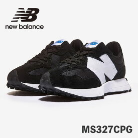 ニューバランス 327 スニーカー New Balance 327 MS327CPG BALCK WHITE ブラック ホワイト シューズ【中古】未使用品