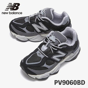 �j���[�o�����X �L�b�Y �X�j�[�J�[ �q�ǂ��p �q���p New Balance KIDS PV9060BD Black �u���b�N