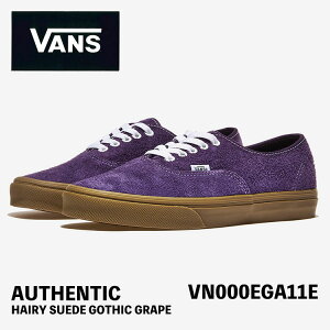 バンズ スニーカー VANS スニーカー AUTHENTIC HAIRY SUEDE GOTHIC GRAPE VN000EGA11E オーセンティック ヘアリー スウェード スエード ゴシック グレープ シューズ