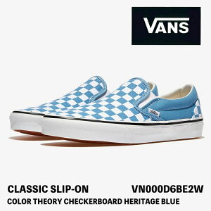 oY Xb| Xj[J[ VANS Xb| CLASSIC SLIP-ON COLOR THEORY CHECKERBOARD HERITAGE BLUE VN000D6BE2W NVbNXb| J[ ZI[ `FbJ[{[h we[Wu[