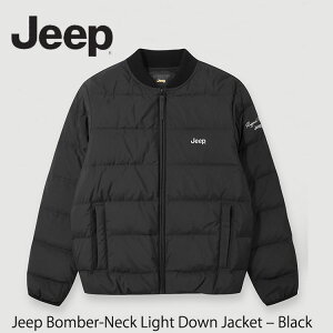 �W�[�v �_�E�� Jeep �_�E�� �����Y ���f�B�[�X Jeep Bomber-Neck Light Down Jacket ? Black �{���o�[ �l�b�N �_�E���W���P�b�g BLACK �u���b�N JQ4JPU491BK �E�F�A