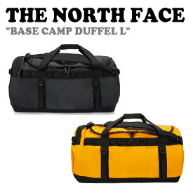 ノースフェイス ダッフルバッグ THE NORTH FACE BASE CAMP DUFFEL L ベース キャンプ ダッフル ラージ BLACK ブラック GOLD ゴールド NN2FQ25A/B バッグ 【中古】未使用品