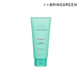 bringgreen ブリンググリーン ティーツリー シカ トラブルクレンジングフォーム 300ml メイク落とし 韓国コスメ 国内発送