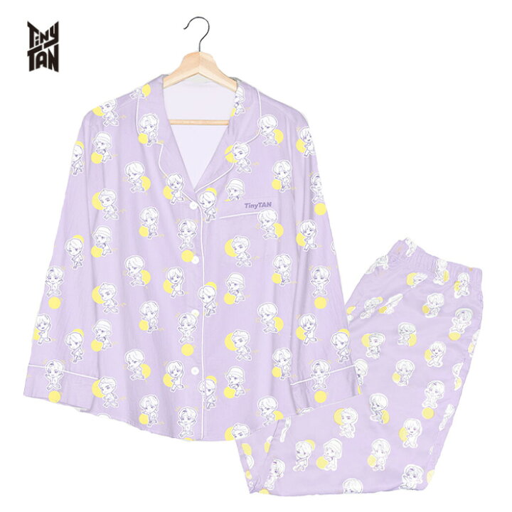 楽天市場】BTS 防弾少年団 TinyTAN(タイニータン)Dotted Pajama Purple 