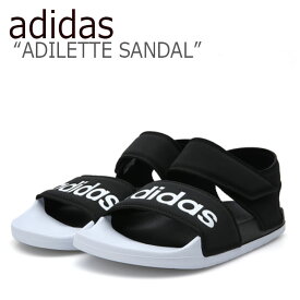 アディダス サンダル adidas メンズ レディース ADILETTE SANDAL アディレッタ サンダル BLACK WHITE ブラック ホワイト F35416 シューズ 【中古】未使用品
