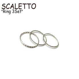 スカーレット リング SCALETTO レディース Ring 3Set リング 3 セット SILVER シルバー 韓国アクセサリー 351432 ACC