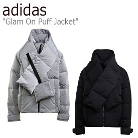 アディダス ダウン adidas レディース Glam On Puff Jacket グラム オン パフ ジャケット NONDYE ノンダイ BLACK ブラック FT2532/34 ウェア 【中古】未使用品