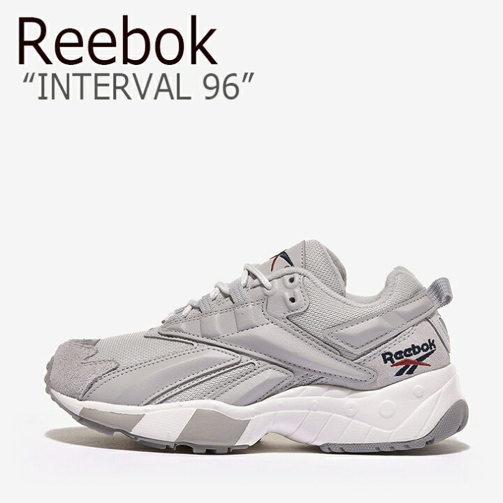 楽天市場 リーボック スニーカー Reebok メンズ レディース Interval 96 インターバル96 Gray グレー White ホワイト Fz2215 シューズ Upsuke
