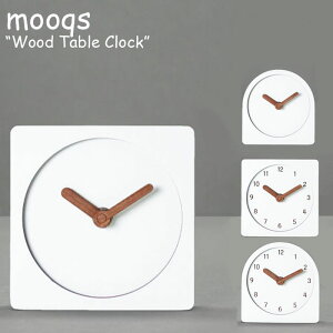 NX uv mooqs Wood Table Clock Ebh e[u NbN WHITE zCg A/B/C/D ؍G 573711 ACC