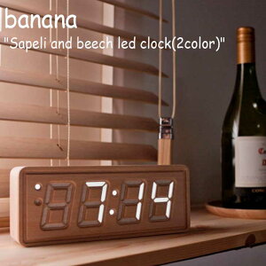 oiiH[ uv banana K̔X Ty Ah ui LED v Sapeli and beech led clock ؍G  3583825 ACC