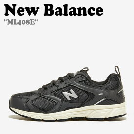 ニューバランス 408 スニーカー New Balance メンズ レディース ML 408 E BLACK ブラック ML408E シューズ 【中古】未使用品