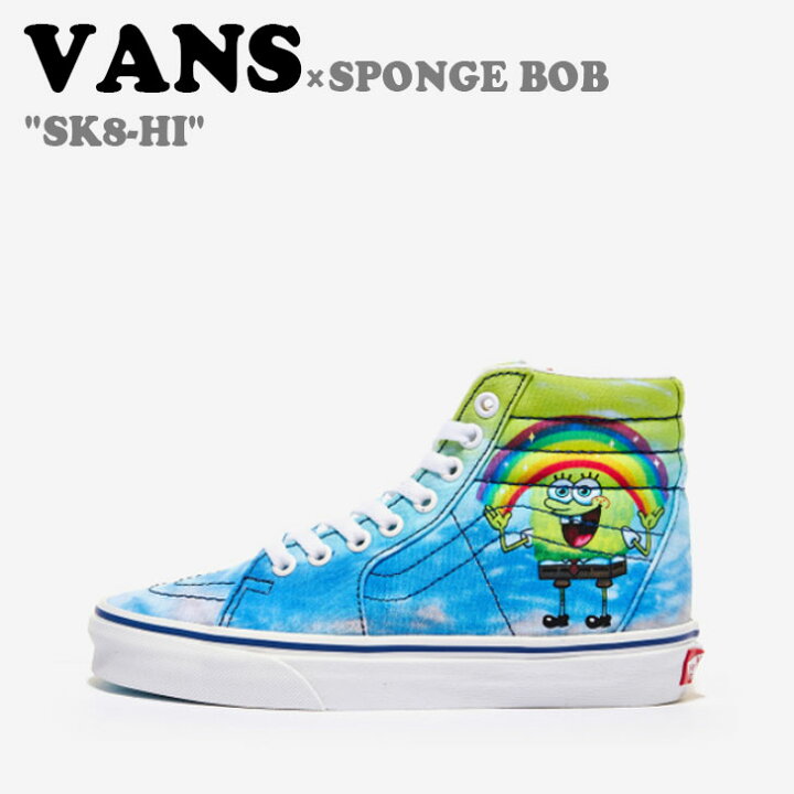 楽天市場】バンズ スケートハイ スニーカー VANS x SPONGE BOB 