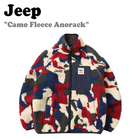 ジープ フリース Jeep メンズ レディース Camo Fleece Anorack カモ フリースアノラック CAMOUFLAGE カモフラージュ JM45TZU412CM ウェア