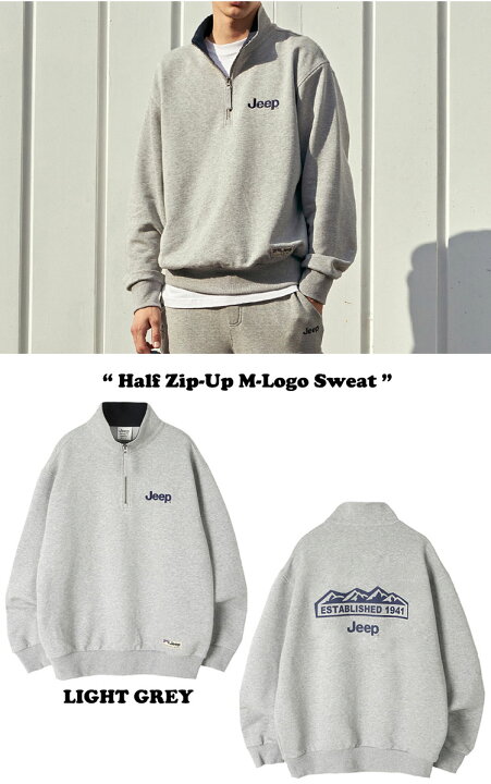 楽天市場】ジープ トレーナー Jeep メンズ レディース Half Zip-Up M 