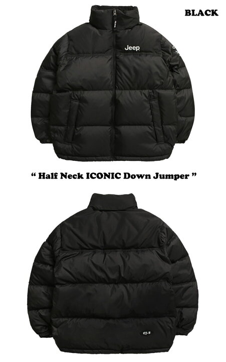 楽天市場】ジープ ダウン Jeep メンズ レディース Half Neck ICONIC 