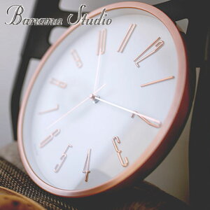oiiH[ Ǌ|v Banana studio K̔X Rose gold pointring interior noiseless wall clock [YS[h |CgO CeA mCYX EH[ NbN ǎv |v WHITE ROSE GOLD ؍
