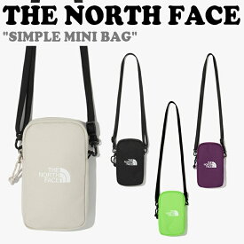 【即納/国内配送】ノースフェイス クロスバッグ THE NORTH FACE メンズ レディース SIMPLE MINI BAG シンプル ミニ バック BLACK ブラック PISTACHIO GREEN ピスタチオグリーン VIOLET バイオレット CREAM クリーム NN2PN08J/K/L/M バッグ 【中古】未使用品