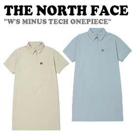 ノースフェイス ワンピース THE NORTH FACE レディース W'S MINUS TECH ONEPIECE マイナス テック ワンピース LIGHT BEIGE ライトベージュ POWDER BLUE パウダーブルー NT7ZN30A/B ウェア 【中古】未使用品