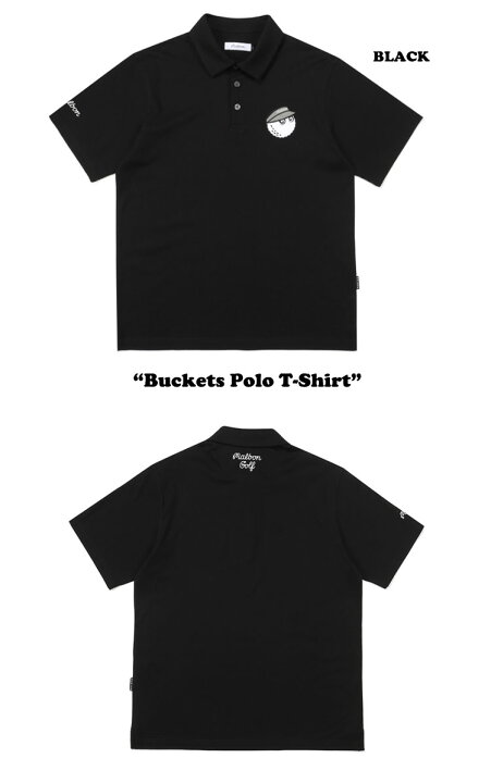 楽天市場】マルボンゴルフ MALBON GOLF メンズ Buckets Polo T-Shirt 