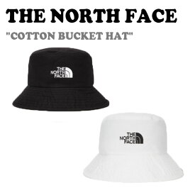 ノースフェイス バケットハット THE NORTH FACE メンズ レディース COTTON BUCKET HAT コットンバケットハット BLACK ブラック WHITE ホワイト NE3HN01J/L ACC 【中古】未使用品