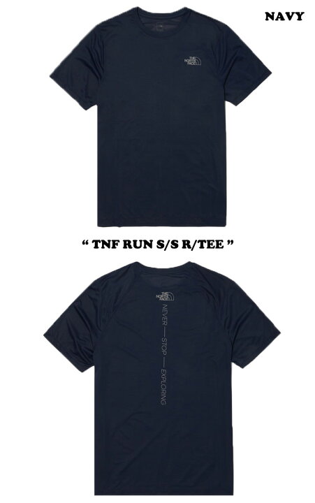 ノースフェイス 半袖Tシャツ THE NORTH FACE メンズ レディース TNF RUN S/S R/TEE ラン ショートスリーブ ラウンドTEE NAVY ネイビー MINT ミント LIME ライム YELLOW イエロー NT7UN41A/B/C/D ウェア 【中古】未使用品 upsuke 新品 ノースフェイス 半袖 Tシャツ機能性レディースS