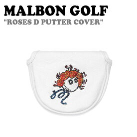 マルボンゴルフ パターカバー MALBON GOLF メンズ レディース ROSES D PUTTER COVER ローズ Dパター カバー BLACK ブラック M2133LAC08BLK ACC