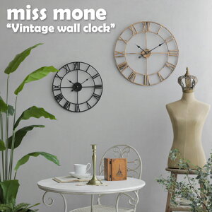 ~Xl |v miss mone Vintage wall clock [h AeB[N re[W ǎv Ǌ|v EH[NbN MTCY MISS02 ACC