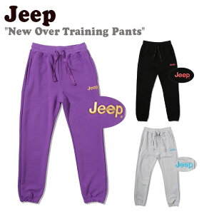 �W�[�v �{�g���X Jeep �����Y ���f�B�[�X New Over Training Pants �j���[ �I�[�o�[ �g���[�j���O �p���c MELANGE GREY �������W�O���[ BLACK �u���b�N PURPLE �p�[�v�� GL1TSU902UP/MG/BK �E�F�A
