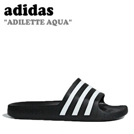 アディダス サンダル adidas メンズ レディース ADILETTE AQUA アディレッタ アクア CORE BLACK コア ブラック CLOUD WHITE クラウド ホワイト F35543 シューズ 【中古】未使用品