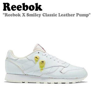 [{bN Xj[J[ REEBOK Y fB[X SMILEY CLASSIC LEATHER PUMP X}C[ NVbN U[ pv WHITE zCg GY1580 V[Y