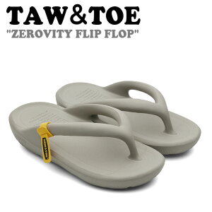 トー&トー サンダル TAW&TOE メンズ レディース ZEROVITY FLIP FLOP ゼロビティ フリップ フロップ STONE GRAY ストーングレー 1055393 Z-FF-STAJ シューズ
