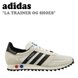 アディダス スニーカー adidas メンズ レディース LA TRAINER OG SHOES LA トレーナー OG シューズ WHITE ホワイト BLACK ブラック BY9322 シューズ【中古】未使用品