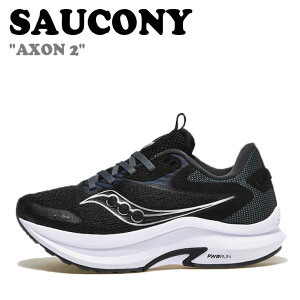 TbJj[ Xj[J[ SAUCONY Y fB[X AXON 2 AN\ 2 BLACK ubN WHITE zCg S20732-05 V[Y