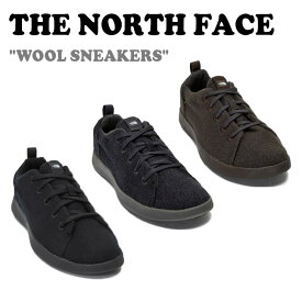 ノースフェイス スニーカー THE NORTH FACE メンズ レディース WOOL SNEAKERS ウール スニーカーズ BLACK ブラック CHARCOAL チャコール BROWN ブラウン NS93N57A/B/C シューズ 【中古】未使用品