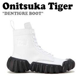 オニツカタイガー ブーツ Onitsuka Tiger メンズ レディース DENTIGRE BOOT デンティグレ ブート WHITE ホワイト BLACK ブラック 1183B465-102 シューズ