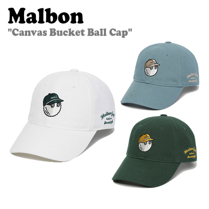 楽天市場】マルボンゴルフ キャップ MALBON GOLF Canvas Bucket Ball  
