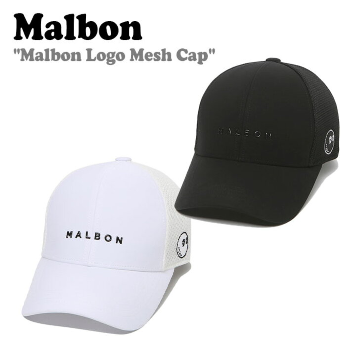 楽天市場】マルボンゴルフ キャップ MALBON GOLF Malbon Logo Mesh Cap  