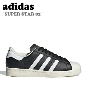 アディダス スニーカー adidas メンズ レディース SUPER STAR 82 スーパースター 82 BLACK ブラック WHITE ホワイト IE4195 シューズ 【中古】未使用品