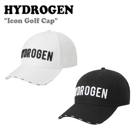 ハイドロゲン キャップ HYDROGEN Unisex icon Golf Cap ユニセックス アイコン ゴルフキャップ WHITE ホワイト BLACK ブラック H31B3CP651WH/BK ACC