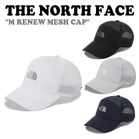 ノースフェイス キャップ THE NORTH FACE メンズ M RENEW MESH CAP リニュー メッシュキャップ BLACK ブラック NAVY ネイビー ICE GRAY アイス グレー WHITE ホワイト NE3CP07A/B/C/D ACC 【中古】未使用品