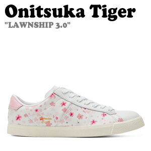 IjcJ^CK[ Xj[J[ Onitsuka Tiger fB[X LAWNSHIP 3.0 [Vbv WHITE zCg COTTON CANDY Rbg LfB 1183C058.100 V[Y