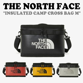 ノースフェイス 保冷バッグ THE NORTH FACE INSULATED CAMP CROSS BAG M インシュレイティッド キャンプ クロスバッグ Mサイズ BLACK ブラック RED レッド GOLD YELLOW ゴールド イエロー SLATE KHAKI スレート カーキ NN2PP07A/B/C/D バッグ【中古】未使用品