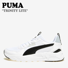 プーマ スニーカー PUMA メンズ レディース TRINITY LITE トリニティ ライト WHITE ホワイト BLACK ブラック COOL LIGHT GRAY クールライトグレー 38929202 シューズ 【中古】未使用品