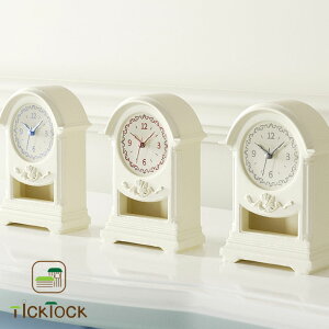 eBbNgbN uv TickTock K̔X Glory Antique Noiseless Desktop Clock 2type O[[ AeB[N mCYX ㎞v 2^Cv SKY XJC GREY O[ BROWN uE 8633739865 ACC
