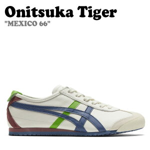 IjcJ^CK[ Xj[J[ Onitsuka Tiger Y fB[Y MEXICO 66 LVR66 AIRY CREAM N[ MAKO BLUE }Ru[ 1183A201-115 V[Y