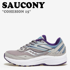 TbJj[ Xj[J[ SAUCONY Y fB[X COHESION 15 Rq[W SMOKE X[N GRAPE O[v S10701-25 V[Y
