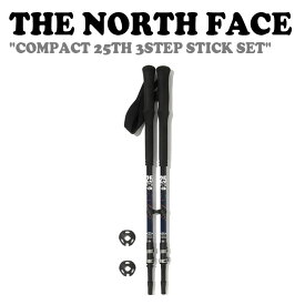 ノースフェイス 韓国 トレッキングポール THE NORTH FACE メンズ レディース COMPACT 25TH 3STEP STICK SET コンパクト 25th 3ステップ スティック セット DARK NAVY ダークネイビー NA5SN33A ACC 【中古】未使用品