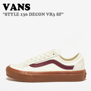 oY Xj[J[ VANS Y fB[X STYLE 136 DECON VR3 SF X^C136 fRVR3SF MARSHMELLOW }V} BURGUNDY o[KfB[ VN0A4BX9QJK V[Y