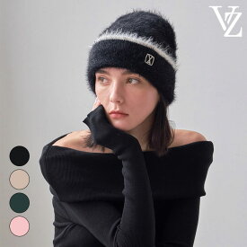 【国内配送/正規品】バザール ニット帽 VARZAR 正規販売店 VA Square Stud Hairy Beanie VA スクエア スタッド へアリー ビーニー BLACK ブラック BEIGE ベージュ KHAKI カーキ PINK ピンク varzar1241/2/3/4 ACC